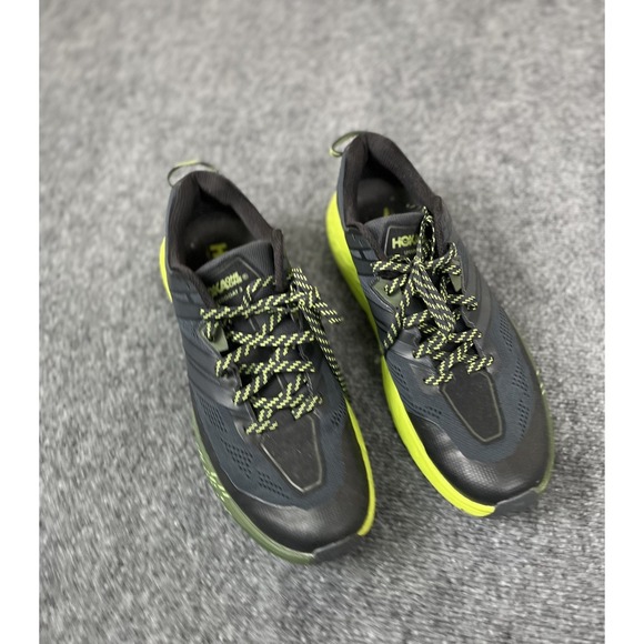 Hoka One One Speedgoat 3Men's Ebony /Black /Lime Hiking Running Shoes Size 12